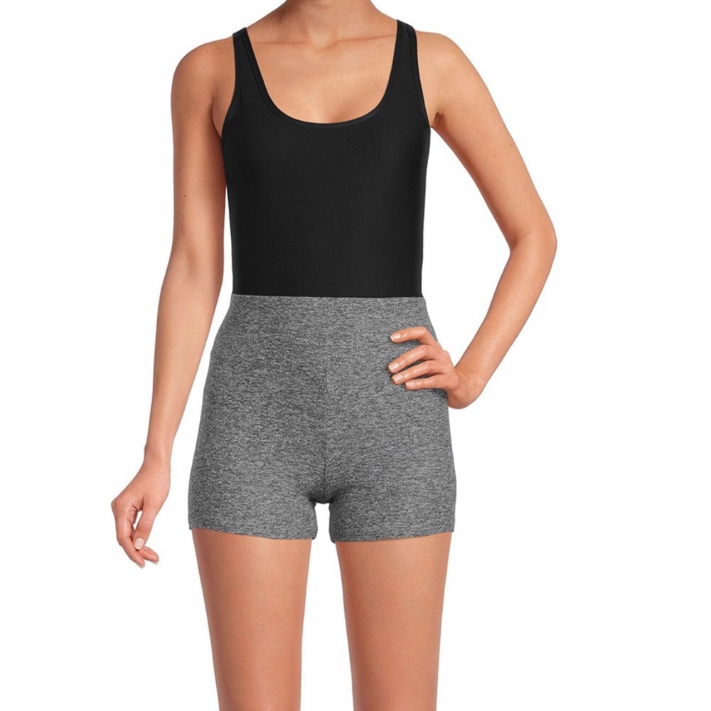 No Boundaries Heather Gray Shorty Bike Shorts Size Small (3-5) Juniors